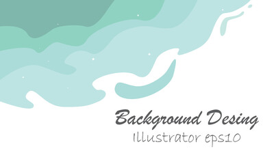 Blue ocean gradient wedding\invitation card, reply, thank you card. fluid art