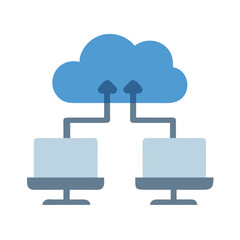  Stylish Cloud Computing Icon
