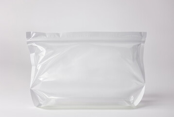 Nylon bag isolated on a white blank background