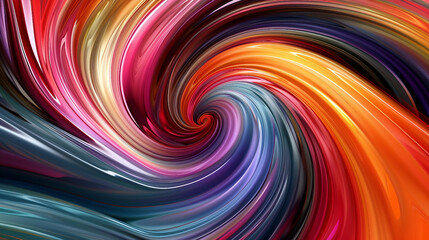 Obraz premium Mesmerizing Swirls of Color in a Smooth Pattern