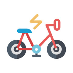  E-Bike Technology Icon