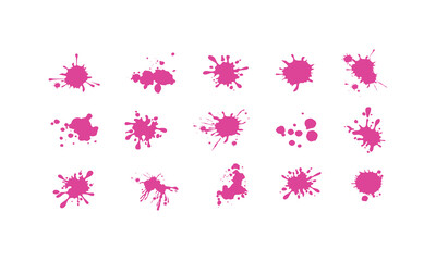 Spray paint shapes. Sprayed grunge dripping dots and borders, abstract graffiti spraying textured shapes vector illustration set. Paint splatter symbols. Dripping spraying textured, spatter texture