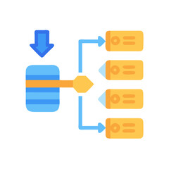  ETL Tool Technology Icon