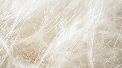 Obraz premium Delicate Silk: Close-up of pristine silk threads, showcasing their intricate texture and natural beauty. 