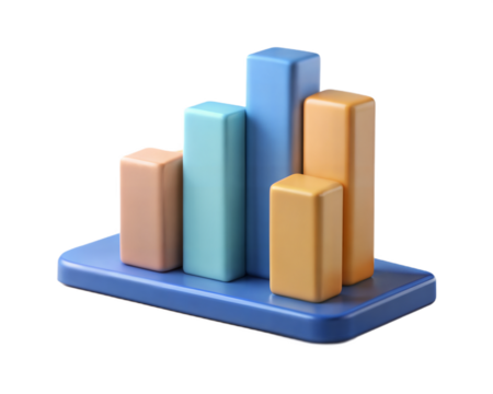 Business growth chart showing upward trend in finance and market data