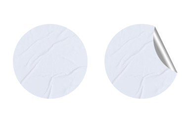 Blank Texture For Sticker Mockup