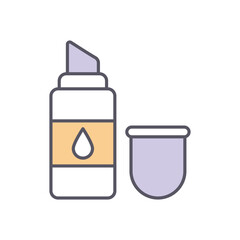 Lip Balm vector icon stock illustration