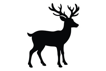 deer silhouette vector