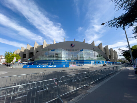Parc des princes &agrave; Paris, stade embl&eacute;matique du psg