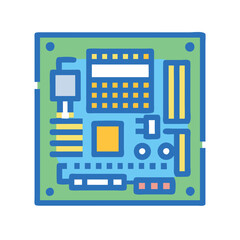  Comprehensive Motherboard Icon for Technology