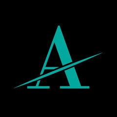 Elegant and stylish A logo design for your company A letter logo A Logo for vector