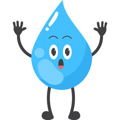 Water Character Illustration