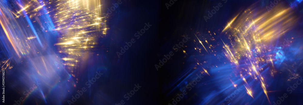 Wall mural abstract background of soft focus bokeh lights