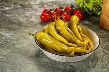 Canned marinated jalapeno pepper