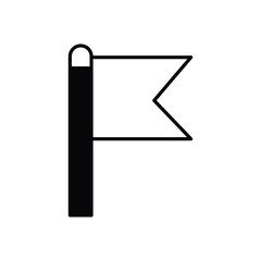 Flag  vector icon stock illustration
