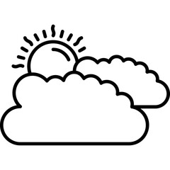 Clouds And Sun icon