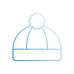 Beanie  vector icon stock illustration