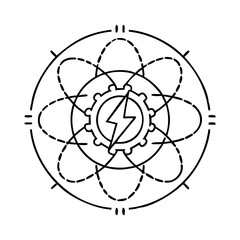 energy core icon, energy core vector illustration-simple illustration of energy core, perfect for energy core logos and icons