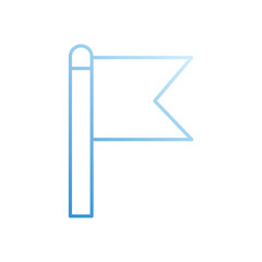 Flag  vector icon stock illustration