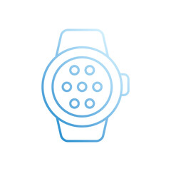 Smartwatch  vector icon stock illustration