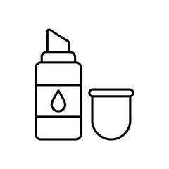 Lip Balm vector icon stock illustration