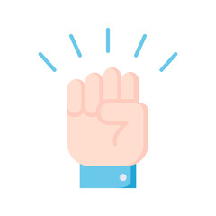 Obraz premium Courage Flat Icon Vector Illustration. 