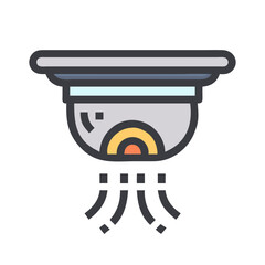  Smoke Detector Technology Icon