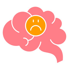 Mental health illustration icon