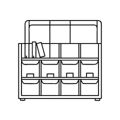 organizer icon, organizer vector illustration-simple illustration of organizer, perfect for organizer logos and icons