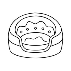 pet bed Copy icon, pet bed Copy vector illustration-simple illustration of pet bed Copy, perfect for pet bed Copy logos and icons