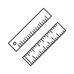 ruler icon, ruler vector illustration-simple illustration of ruler, perfect for ruler logos and icons