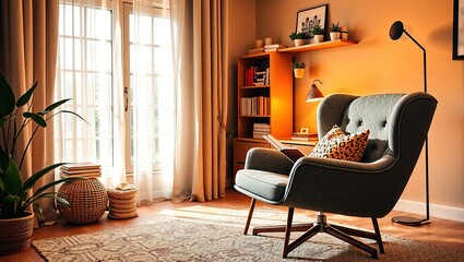 Home Office Reading Nook: Comfort and Productivity