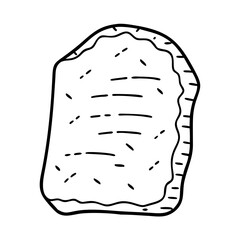 stone tablet icon, stone tablet vector illustration-simple illustration of stone tablet, perfect for stone tablet logos and icons