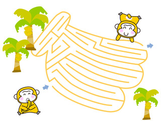 バナナの迷路