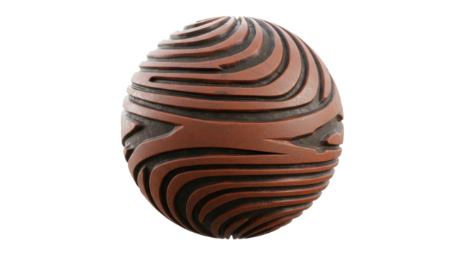 Isolated Abstract Spherical Object