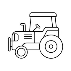 tractor icon, tractor vector illustration-simple illustration of tractor, perfect for tractor logos and icons