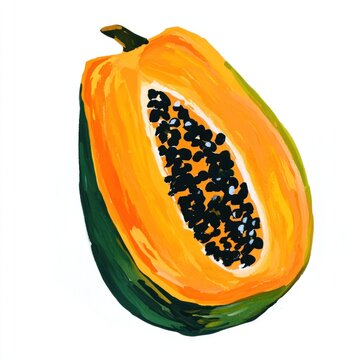 recommend clip art: Papaya illustration fruit art.