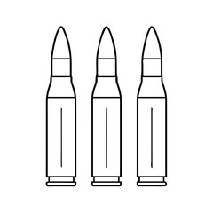 ammunition icon, ammunition vector illustration-simple illustration of ammunition, perfect for ammunition logos and icons