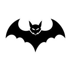 bat icon, bat line art - simple line art of bat, perfect for bat logos and icons