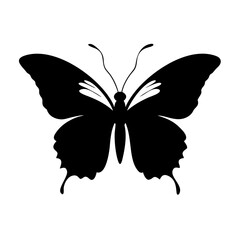 butterfly icon, butterfly line art - simple line art of butterfly, perfect for butterfly logos and icons