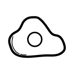 egg icon on white background