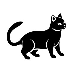 cat icon, cat line art - simple line art of cat, perfect for cat logos and icons