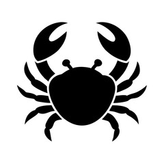 crab icon, crab line art - simple line art of crab, perfect for crab logos and icons