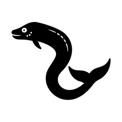 eel icon, eel line art - simple line art of eel, perfect for eel logos and icons