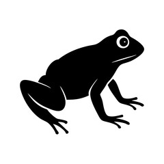 frog icon, frog line art - simple line art of frog, perfect for frog logos and icons