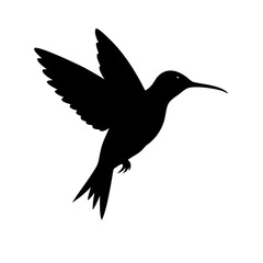 hummingbird icon, hummingbird line art - simple line art of hummingbird, perfect for hummingbird logos and icons