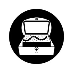 jewelry box icon, jewelry box line art - simple line art of jewelry box, perfect for jewelry box logos and icons