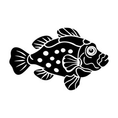 mandarin fish icon, mandarin fish line art - simple line art of mandarin fish, perfect for mandarin fish logos and icons