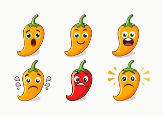 Cute Chili Character Vector - Thumbs Up & Smiling Approval Illustration	