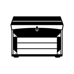 outdoor storage box icon, outdoor storage box line art - simple line art of outdoor storage box, perfect for outdoor storage box logos and icons